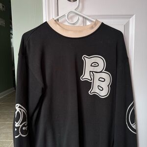 PLAYBOY Black and Cream Sweatshirt